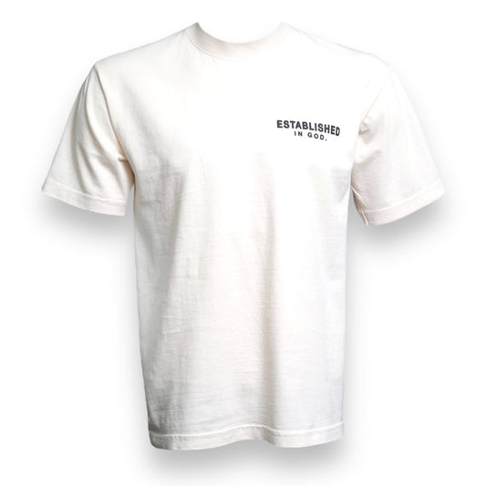 Established In God. Essentials Tee T-Shirts Established In God Small Ivory