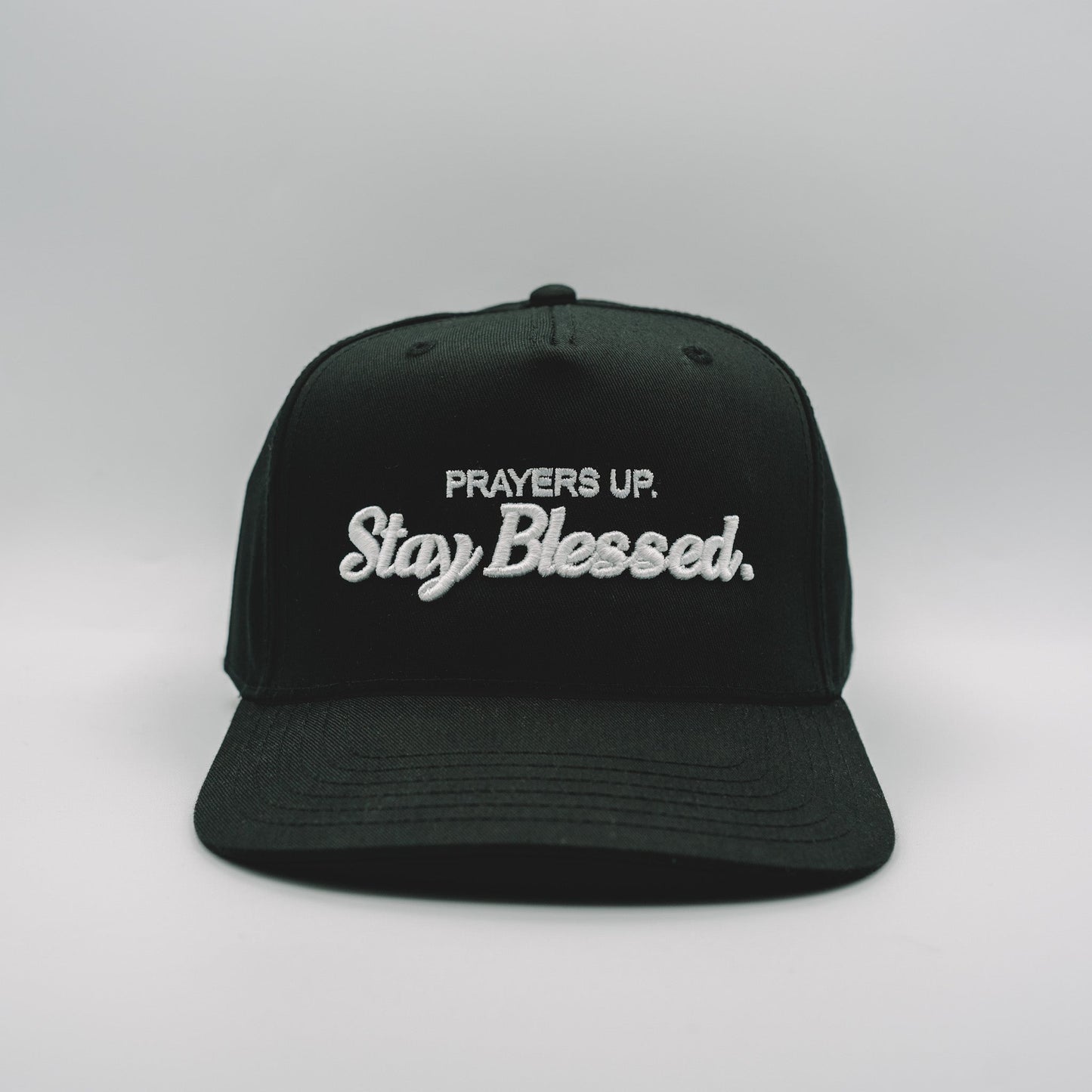 Stay Blessed. Snapback // Black Hats Established In God 