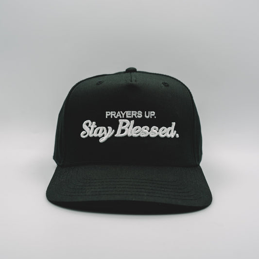 Stay Blessed. Snapback // Black Hats Established In God 