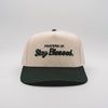 Stay Blessed. Snapback // Creme Hats Established In God 