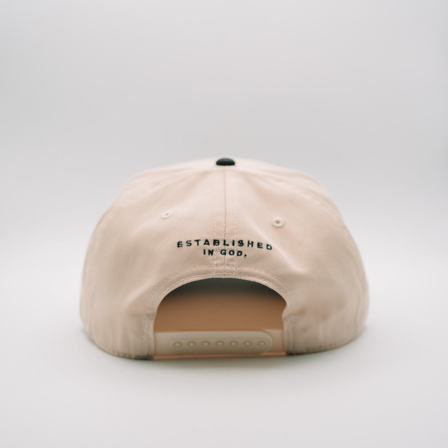 The EIG Classic Snapback // Creme Hats Established In God 