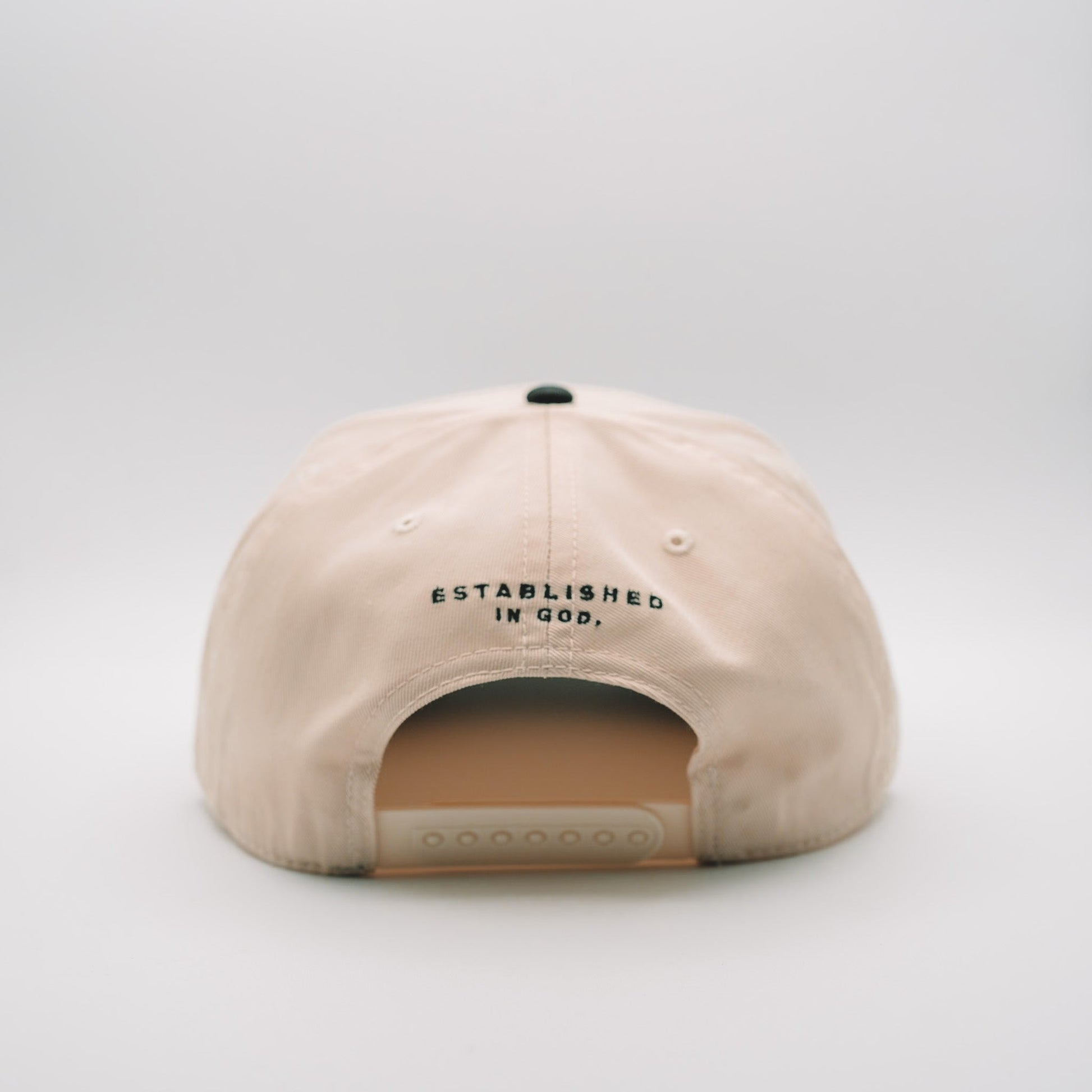 The EIG Classic Snapback // Creme Hats Established In God 