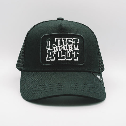 Pray A Lot. Patch Trucker // Black Hats Established In God 