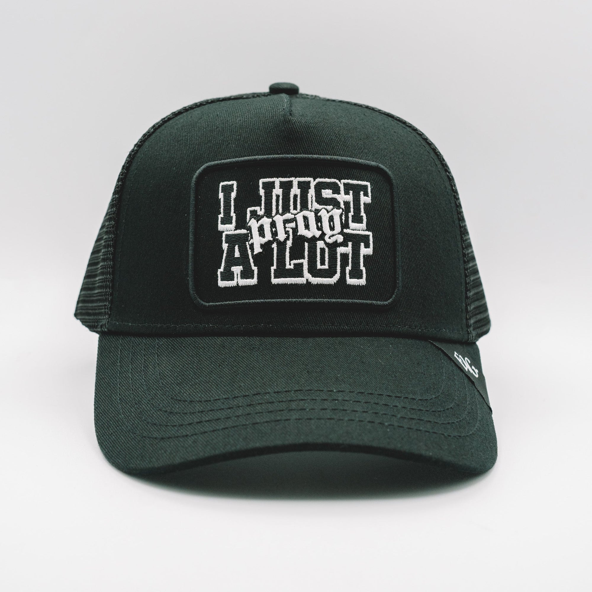 Pray A Lot. Patch Trucker // Black Hats Established In God