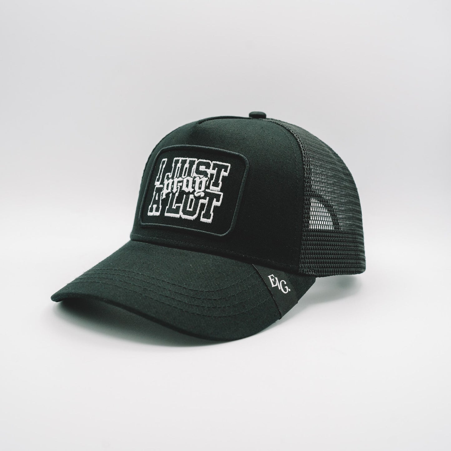 Pray A Lot. Patch Trucker // Black Hats Established In God 