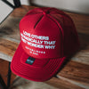 MORE LOVE Trucker - Cherry Hats Established In God