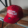 MORE LOVE Trucker - Cherry Hats Established In God
