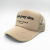 Pray Alot. Trucker "BLK Edition" Hats Established In God