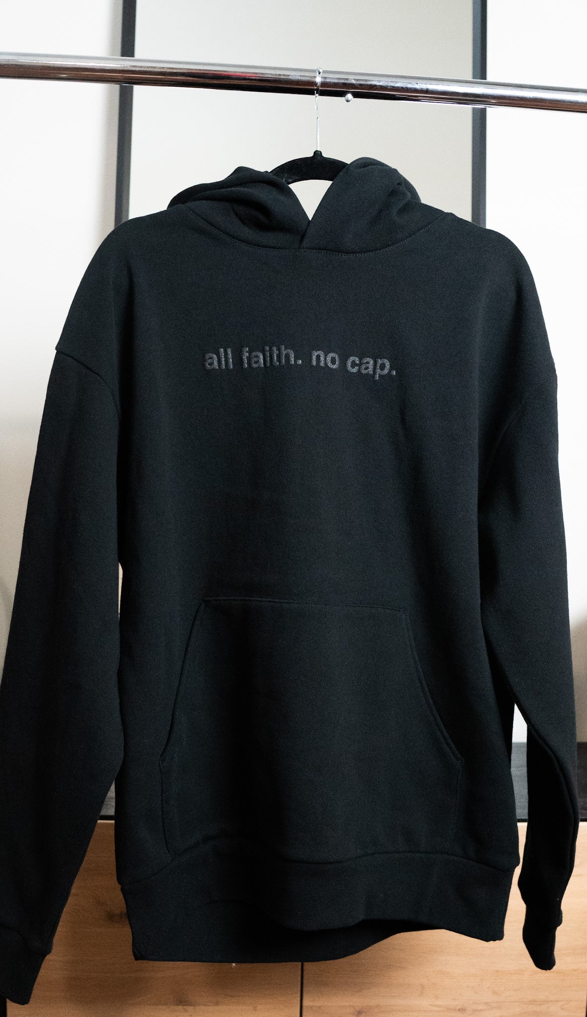 ALL FAITH. NO CAP. Premium Hoodie Hoodies Established In God 