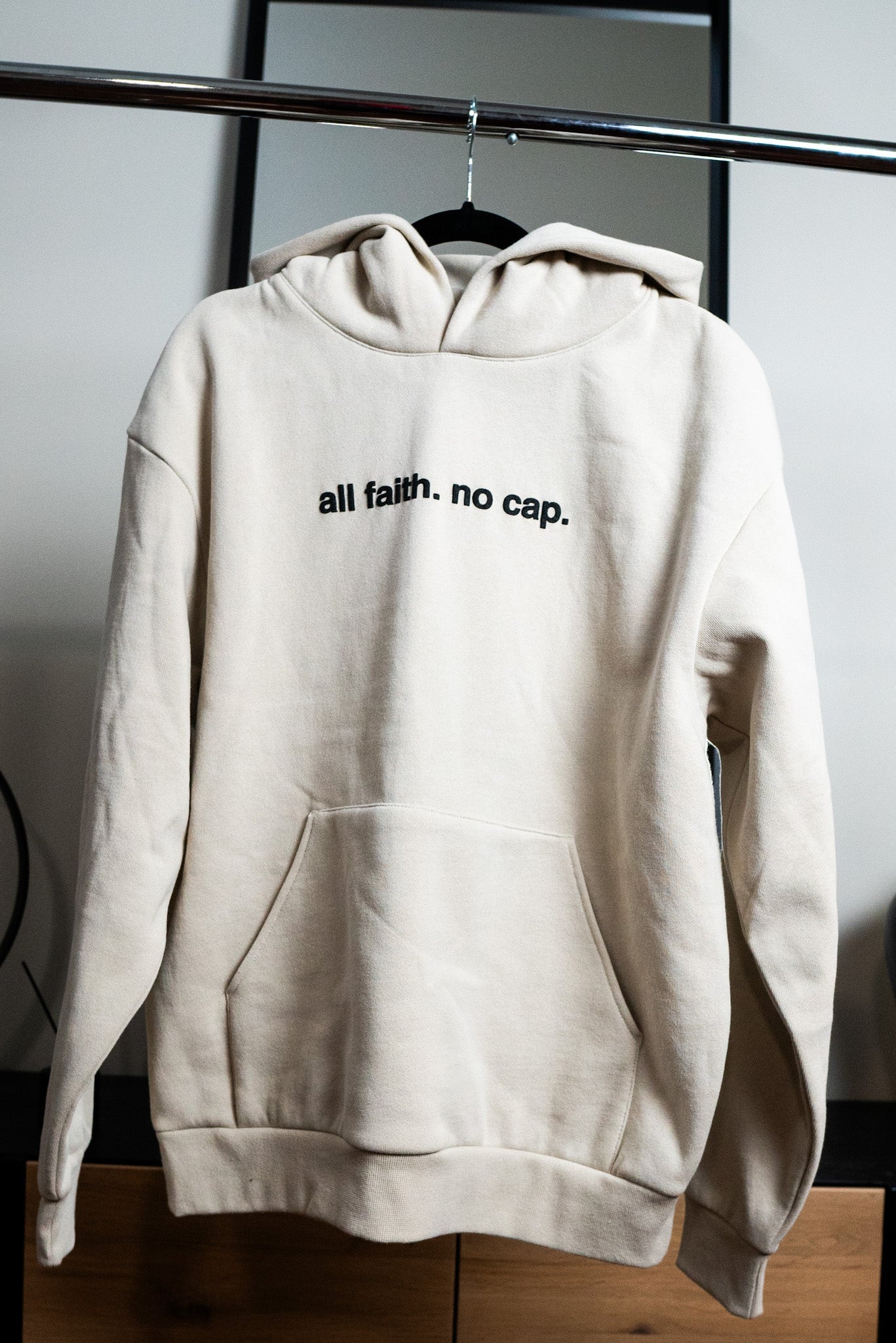 ALL FAITH. NO CAP. Premium Hoodie Hoodies Established In God 