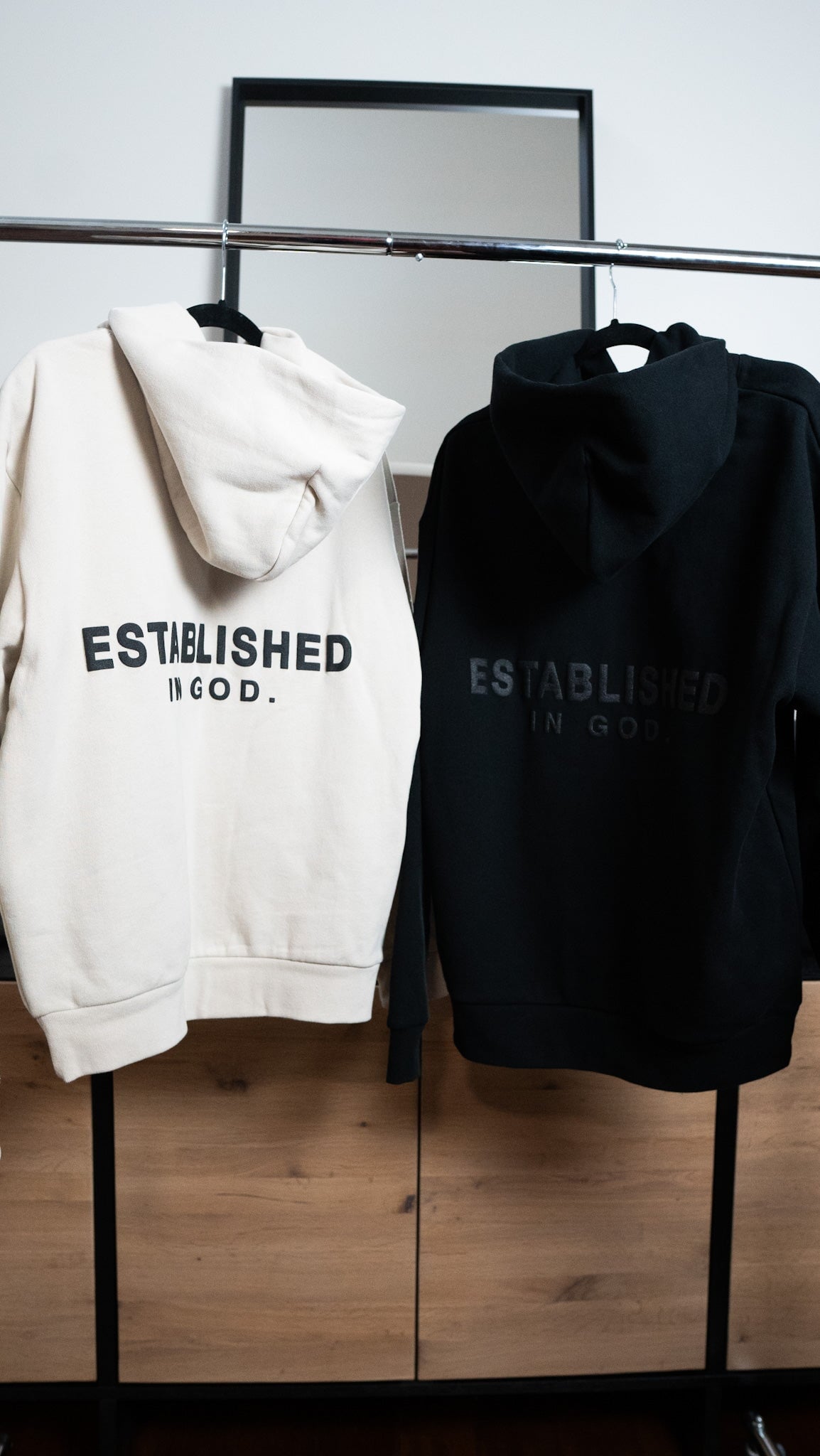 ALL FAITH. NO CAP. Premium Hoodie Hoodies Established In God 