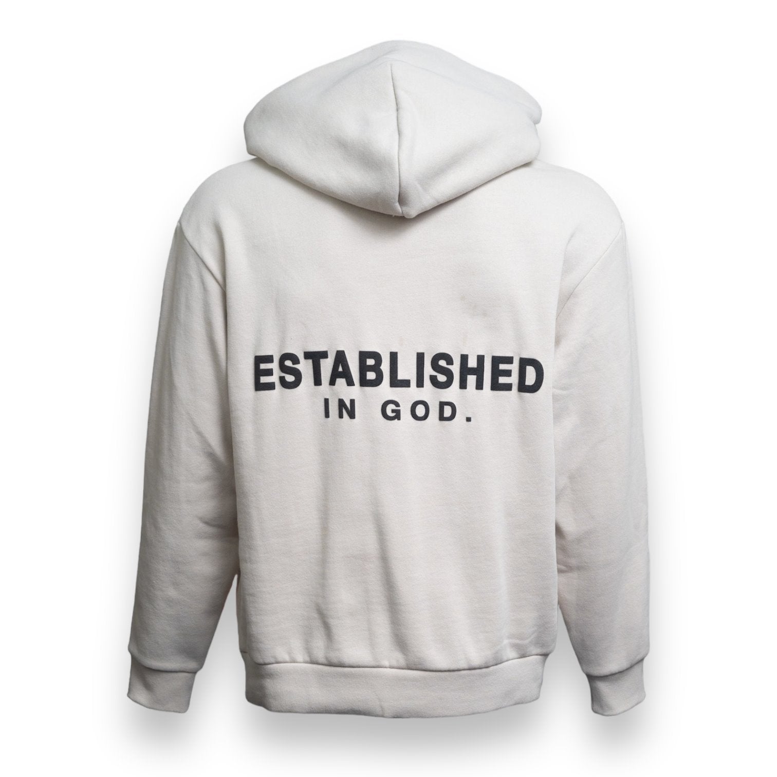 ALL NO Premium Hoodie Established In God - Main Image