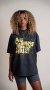 ALL THINGS THROUGH CHRIST. Crew Neck T-Shirts Established In God