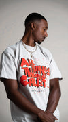 ALL THINGS THROUGH CHRIST. Crew Neck T-Shirts Established In God